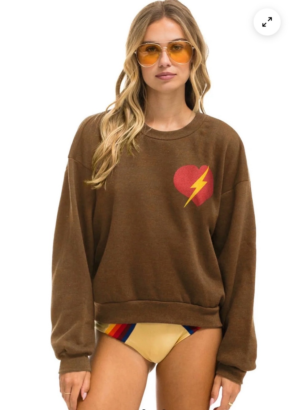 Aviator Nation - Bolt Heart - Size XS